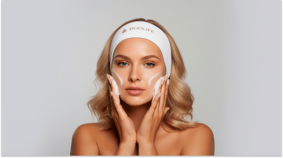 Nowość DUOLIFE: opaska kosmetyczna, która doda uroku Twoim rytuałom pielęgnacyjnym!